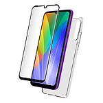 BigBen Connected Coque pour Huawei Y6P en TPU et Protection d'Écran 2.5D en Verre Trempé Transparent