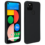 Avizar Coque Google Pixel 4A 5G Silicone Semi-rigide Finition Soft Touch noir