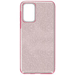 Avizar Coque pour Samsung A52 / A52s Paillette Amovible Silicone Semi-rigide rose