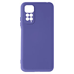 Avizar Coque Xiaomi Redmi Note 11 et 11s Semi-rigide Soft-touch Fine violet