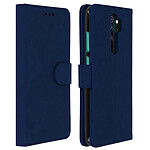 Avizar Étui Xiaomi Redmi Note 8 Pro Housse Porte-cartes Fonction Support bleu nuit