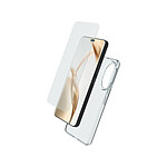 Myway Pack Protection pour Honor 200 5G Coque Souple et Verre Anti-rayures 9H Transparent