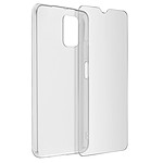 Avizar Coque Xiaomi Poco M3 Souple Film Verre Trempé Dureté 9H transparent