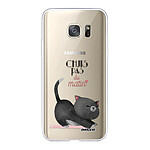 Evetane Coque Samsung Galaxy S7 360 intégrale transparente Motif Chuis pas du matin Tendance