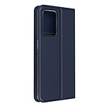 Dux Ducis Housse pour Oppo Find X5 lite et Reno7 5G Clapet Porte-carte Fonction Support  bleu nuit