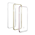 Color Block Lot de 3 Bumpers pour iPhone 6/6S/7/8 Colorblock Blanc / Rose