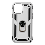 Avizar Coque iPhone 13 Antichoc Hybride Bague Support Vidéo argent