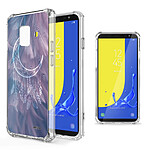 Evetane Coque Samsung Galaxy J6 2018 anti-choc souple angles renforcés transparente Motif Lune Attrape Rêve