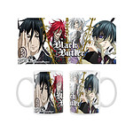 Black Butler - Mug céramique Sebastian, Grell, Ash, Ciel