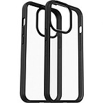 OtterBox Coque pour iPhone 13 Pro Renforcée React Noir transparent