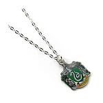 Harry Potter - Pendentif et collier plaqués argent Slytherin