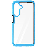 Avizar Coque pour Samsung Galaxy A25 5G Dos Rigide Contour Silicone Renforcé Bleu Clair