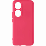 Avizar Coque pour Honor 90 Silicone Semi-rigide Doux au Toucher  Fuchsia