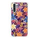 LaCoqueFrançaise Coque Huawei P30 Pro/ P30 Pro New Edition silicone transparente Motif Fleurs violettes et oranges ultra resistant