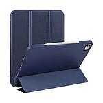 Evetane Étui Smart Cover iPad Air 13 Pouces (M2) bleue à Rabat avec Support