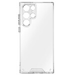 Avizar Coque Samsung Galaxy S22 Ultra Dos Rigide Coins Bumper Fine Légère  Transparent