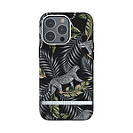 Richmond & Finch Coque pour iPhone 13 Pro Antibactérienne Motifs Jungle Gris