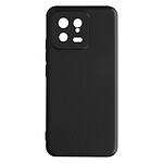 Avizar Coque pour Xiaomi 13 Silicone Soft Touch Finition Mate Anti-trace  noir