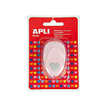 APLI Perforateur fantaisie Coeur 16 mm