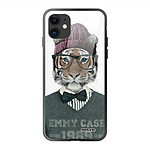 Evetane Coque iPhone 11 Coque Soft Touch Glossy Tigre Fashion Design