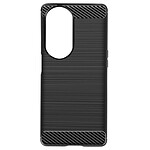 Avizar Coque pour Oppo A98 5G Effet Carbone Silicone Flexible Antichoc  Noir