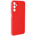 Avizar Coque pour Samsung Galaxy A05s Semi-rigide Soft-touch Anti-traces Rouge