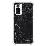 Evetane Coque Xiaomi Redmi Note 10 Pro anti-choc souple angles renforcés transparente Motif Marbre noir