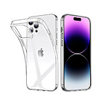 Evetane Coque iPhone 14 Pro Max souple en silicone transparente Motif