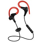 Ecouteurs Sport Bluetooth Casque Télécommande + Micro intégrés Rouge