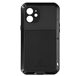 Love Mei Coque pour iPhone 12 / 12 Pro Anti-pluie Antichoc 3m Intégrale Powerful  Noir