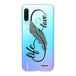 Evetane Coque Huawei P30 Lite/ P30 Lite XL 360 intégrale transparente Motif Love Life Tendance