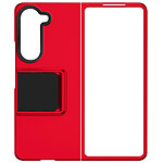 Avizar Coque pour Samsung Galaxy Z Fold 5 Rigide avec Béquille Support  Rouge