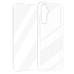 Avizar Coque pour Samsung Galaxy A05s Souple avec Verre Trempé Dureté 9H Transparent