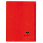 CLAIREFONTAINE Kover Book piqué polypro opaque Rouge 24x32 96p séyès