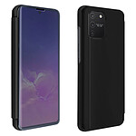 Avizar Housse Samsung Galaxy S10 Lite Clapet Translucide Miroir Support Vidéo noir