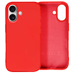 Avizar Coque pour iPhone 16 Semi-rigide Soft-touch Anti-traces Rouge