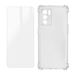 Avizar Pack Protection Oppo Reno 6 5G Coque Souple et Verre Trempé transparent