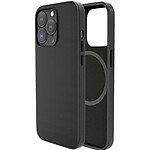 So Seven Coque pour iPhone 14 Pro MAGCASE TOUCHER CUIR Noir