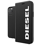 Diesel Étui pour iPhone 11 Pro Anti-chutes 1.5m Clapet Porte-cartes Noir