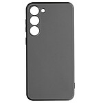 Avizar Coque pour Samsung Galaxy S23 silicone flexible effet métallisé intérieur doux  Gris