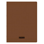 CALLIGRAPHE Cahier piqué 8000 POLYPRO 24x32 cm 96 pages grands carreaux 90 g - Marron x 10