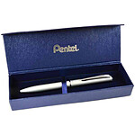 PENTEL Stylo roller à encre gel EnerGel Hi-Class, argent