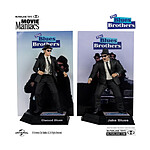 The Blues Brothers - Pack 2 statuettes Movie Maniacs Jake & Elwood Blues (Gold Label) 15 cm