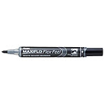 PENTEL Marqueur pour tableau blanc MAXIFLO Flex-Feel, noir x 12