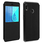 Avizar Housse Huawei Y9 2019 Etui à Clapet Fenêtre Coque Ultra-fin noir