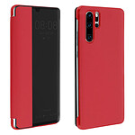 Avizar Etui folio Rouge à fenêtre pour Huawei P30 Pro