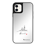 LaCoqueFrançaise Coque iPhone 12 Mini miroir Marseille Notre Dame Design