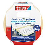 TESA Ruban crêpé pour fixation et graphique 19 mm x 25 m