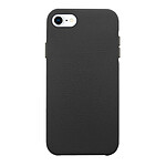 Evetane Coque iPhone 6/6S effet cuir grainé Noir