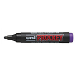 UNI-BALL Marqueur PROCKEY PM126 Pointe biseautée large 5,7mm Violet x 12